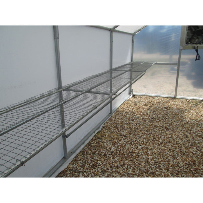 Riverstone | 10x27 ft Carver Educational Greenhouse Package, 6mm Polycarbonate Sheeting