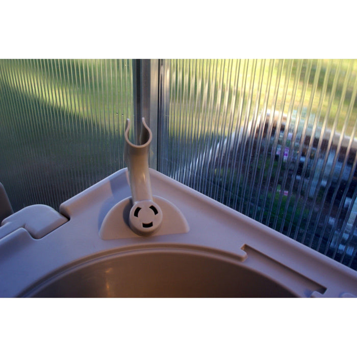 Riverstone | MONT Moheat Solar Greenhouse Kit Package With 8mm Twin-wall Polycarbonate Glazing