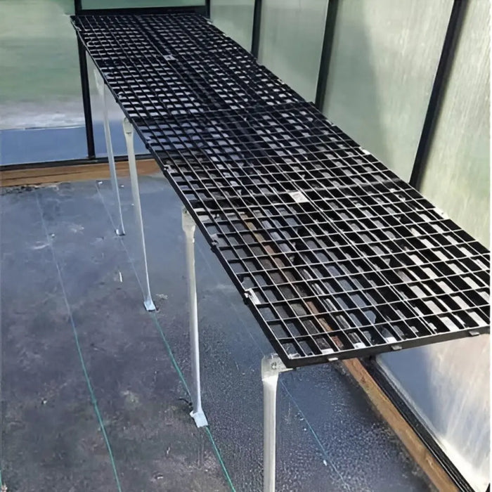 Riverstone Industries Monticello Moheat Edition Black Finish Greenhouse with Heater