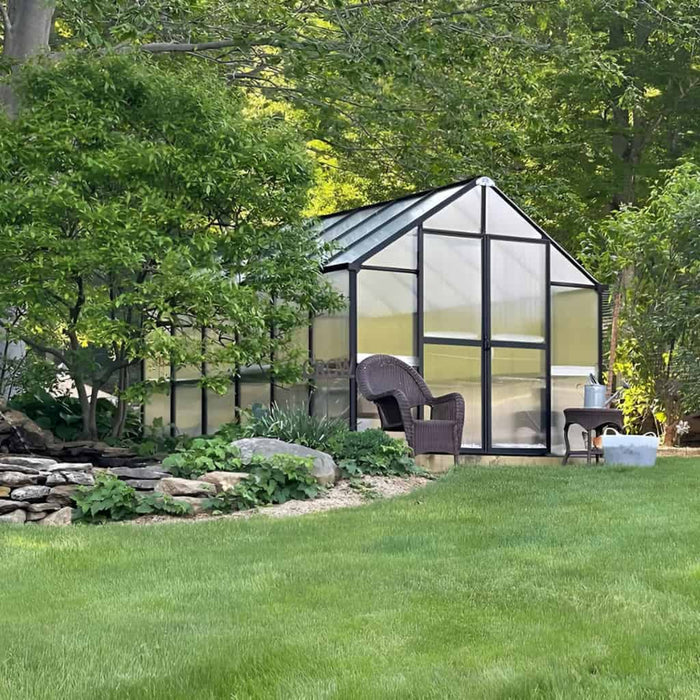 Riverstone Industries Monticello Black Greenhouse