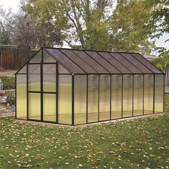 Riverstone | MONT Premium Greenhouse Kit Package with 8mm Twin-wall Polycarbonate Glazing