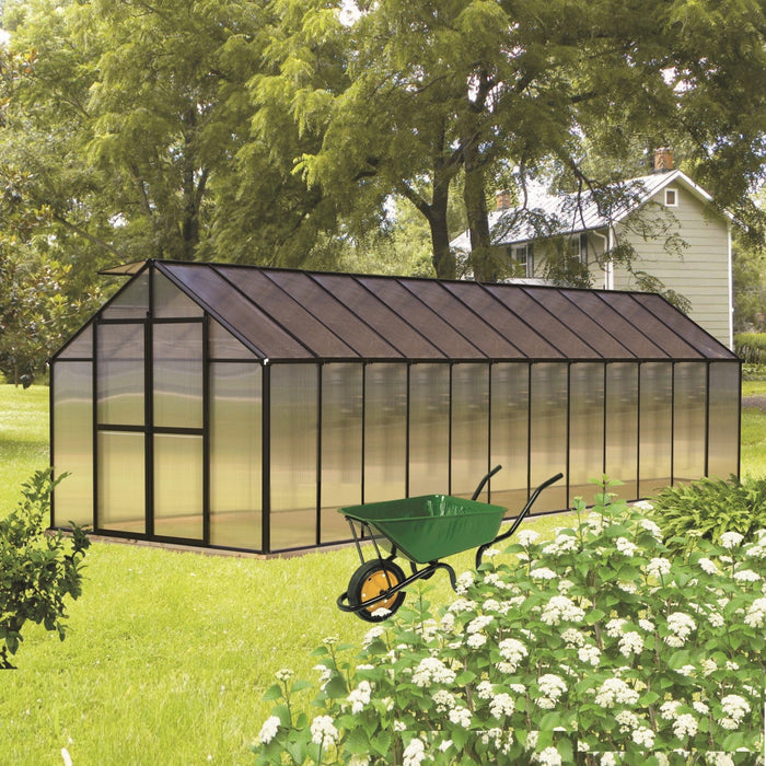 Riverstone | MONT Premium Greenhouse Kit Package with 8mm Twin-wall Polycarbonate Glazing