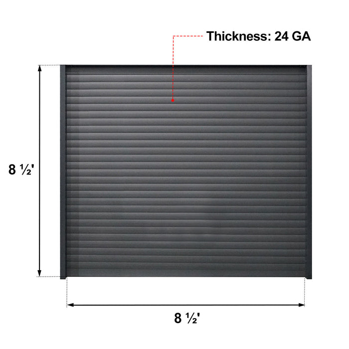 8 ½' x 8 ½' Electric Roller Shutter Door
