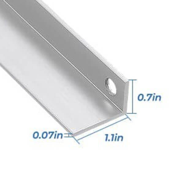 28 in Adjustable Solar Panel Tilt Mount Brackets with Foldable Tilt Legs