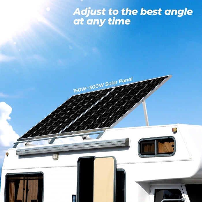 4 Pairs 41 in Adjustable Solar Panel Tilt Mount Brackets