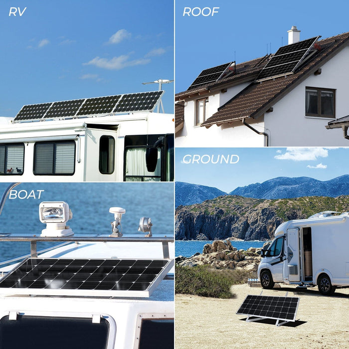 4 Pairs 41 in Adjustable Solar Panel Tilt Mount Brackets