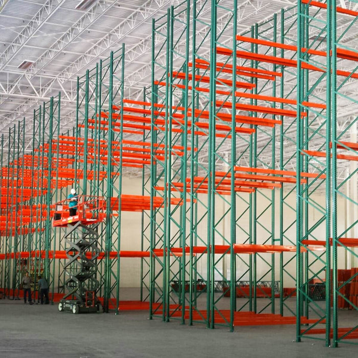 Teardrop Pallet Rack Add On, 96"W x 42"D x 192"H, 5000 lbs Shelf Cap