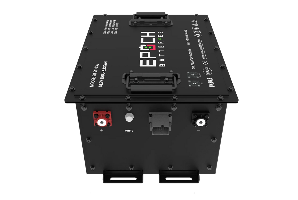 Epoch Batteries 48V 105Ah Lithium (LiFePO4) Golf Cart Battery - Complete Kit