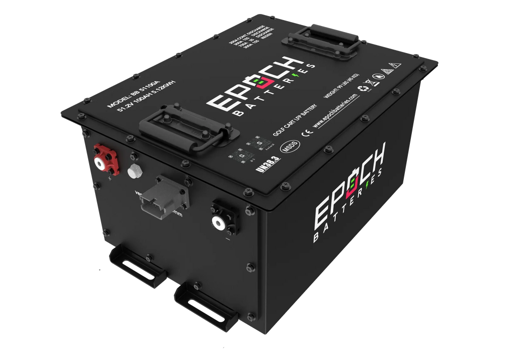 Epoch Batteries 48V 105Ah Lithium (LiFePO4) Golf Cart Battery - Complete Kit