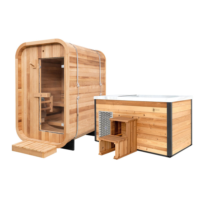 Redwood Outdoors Duo Sauna x Denali Cold Plunge