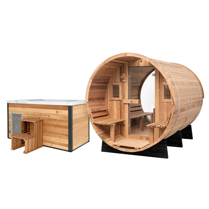 Redwood Outdoors Horizon Sauna x Denali Cold Plunge