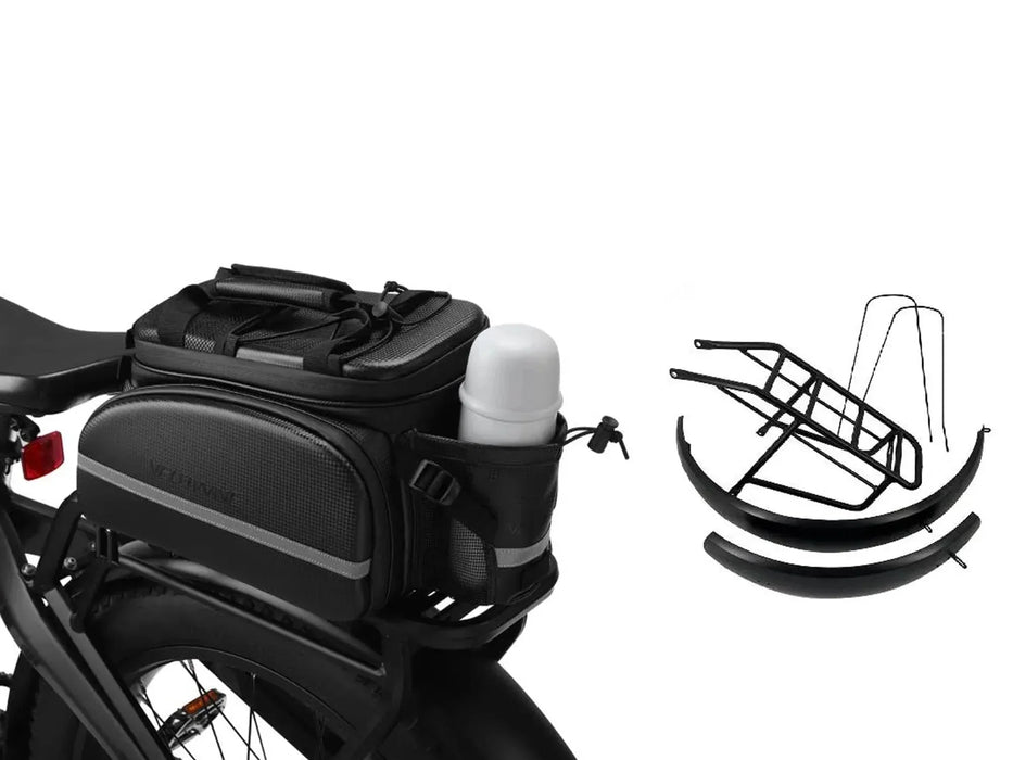 Velowave Rear Rack & Fender Kit for Rover/Ranger Fat Tire Electric Bike