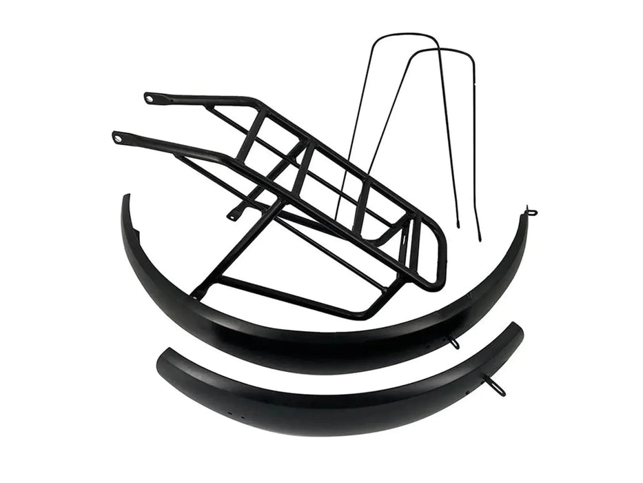 Velowave Rear Rack & Fender Kit for Rover/Ranger Fat Tire Electric Bike