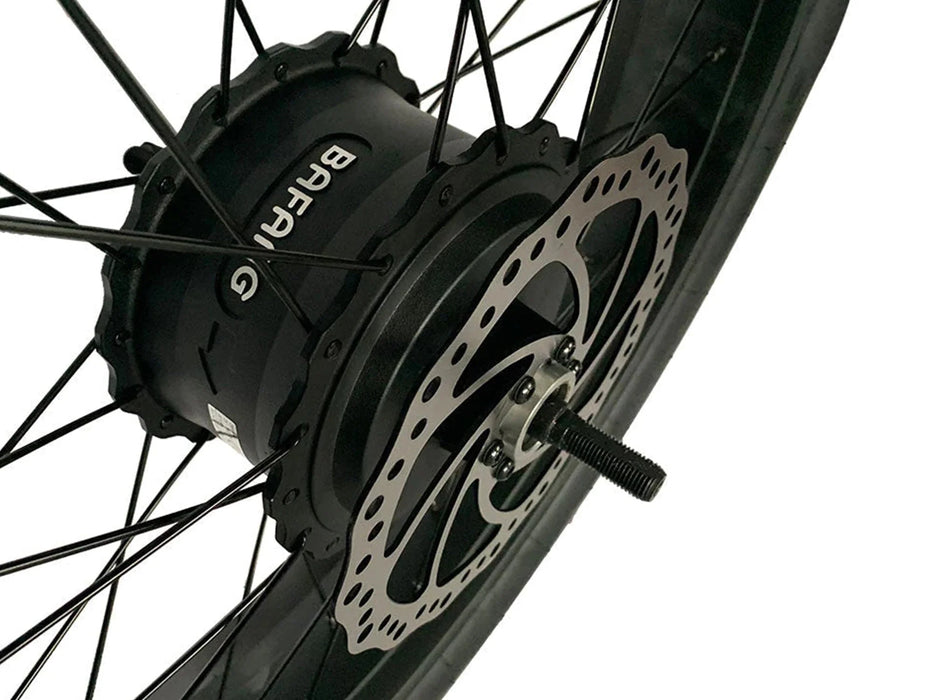 Rear Wheel with Motor & Disc Brake Rotor for Ranger/Rover Fat Tire Electric Bike