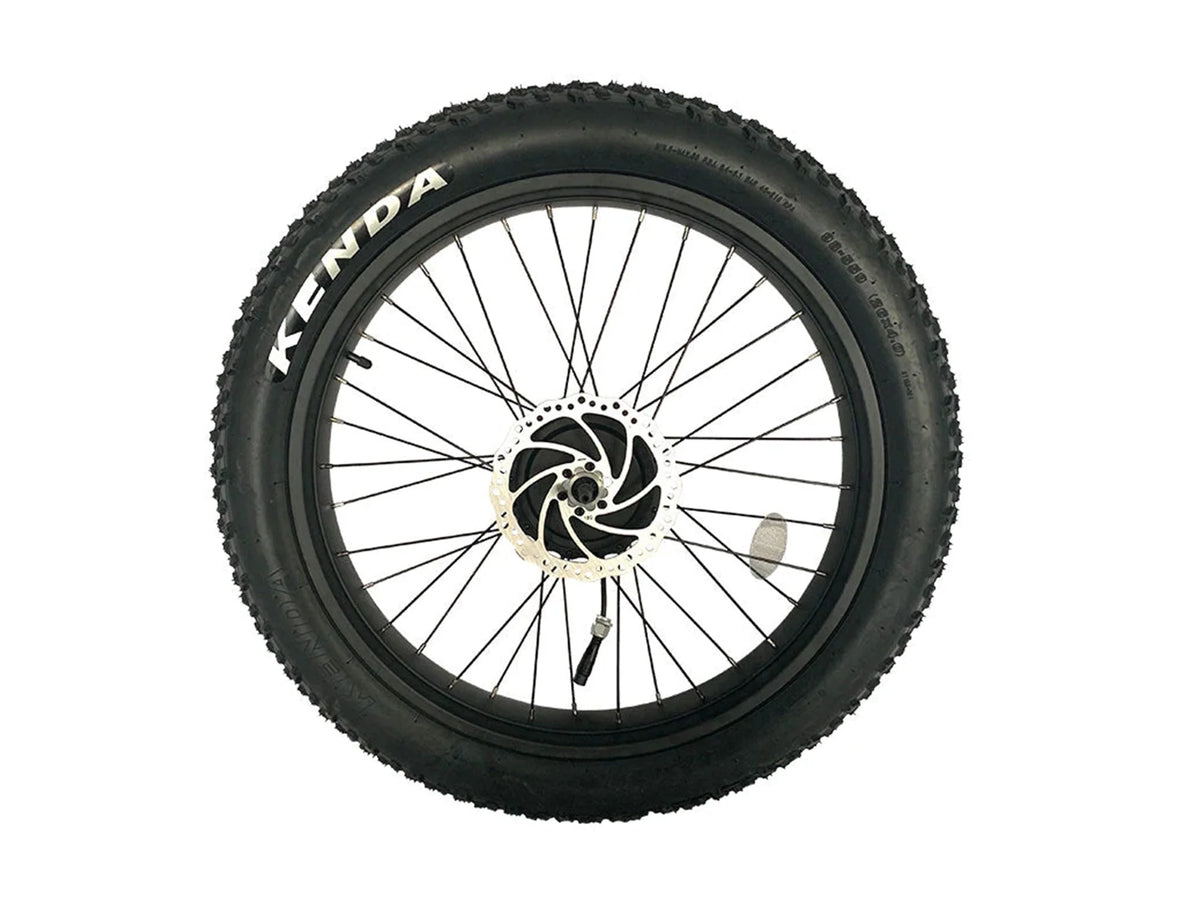 Rear Wheel with Motor & Disc Brake Rotor for Ranger/Rover Fat Tire Ele ...