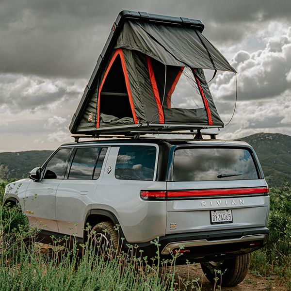 BADASS TENTS 2023 RUGGED Rooftop Tent (Universal Fit) w/ Top Crossbars