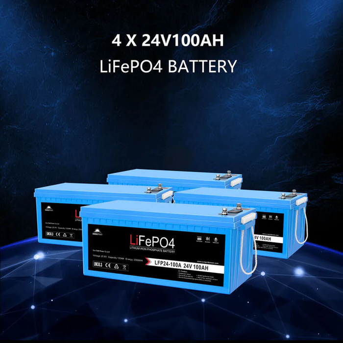 SunGoldPower Off Grid Solar Kit 6000W 48VDC 120V/240V LifePO4 10.24KWH Lithium Battery 6 X 370 Watt Solar Panels